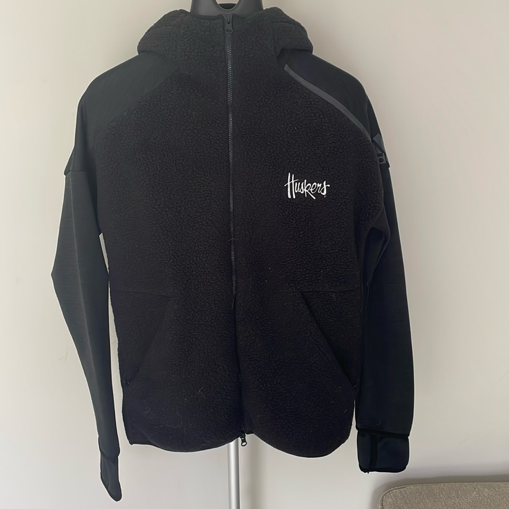 University of Nebraska Adidas Zip Up Jacket
